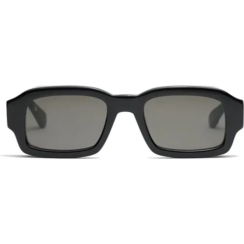 Schwarze Handgefertigte Sonnenbrille 100% UV-Schutz - Études - Modalova