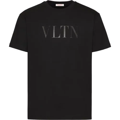 Herrenbekleidung T-Shirts und Polos Schwarz Aw23 , Herren, Größe: S - Valentino Garavani - Modalova