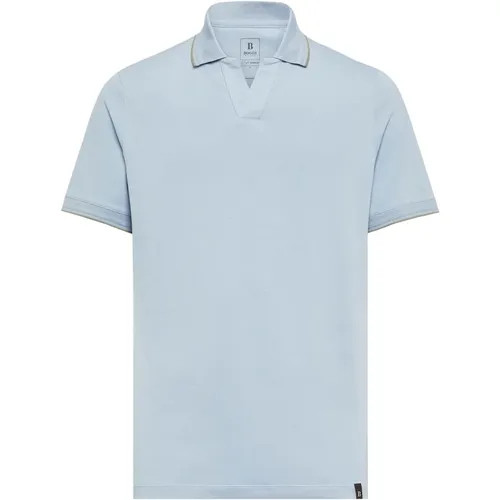 Hochleistungs-Piqué-Poloshirt,Hochleistungs-Piqué-Polo-Shirt - Boggi Milano - Modalova