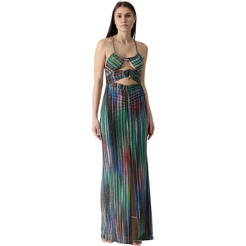 Lurex Jersey Maxi Dress , female, Sizes: S, 2XS - Just Cavalli - Modalova