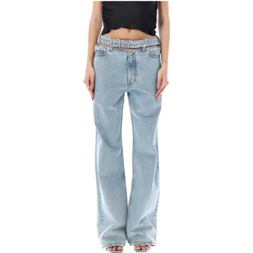 Gürtel-Denim-Jeans , Damen, Größe: W27 - Y/Project - Modalova