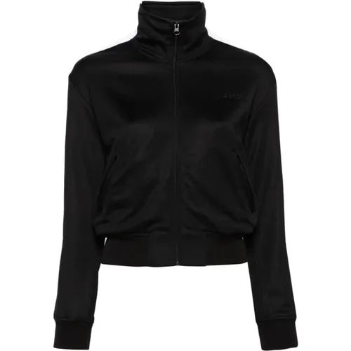 Schwarze Jacke mit Seitenstreifendetails , Damen, Größe: M - Isabel marant - Modalova