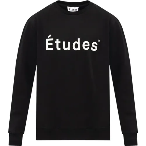 Sweatshirt mit Logo , Herren, Größe: XL - Études - Modalova