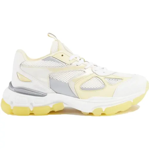 Neo Runner White/Yellow Sneakers , female, Sizes: 5 UK, 6 UK - Axel Arigato - Modalova