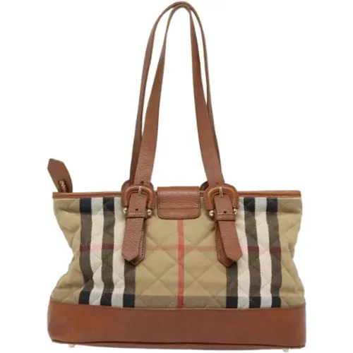 Pre-owned Canvas schultertasche - Burberry Vintage - Modalova