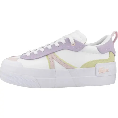 Plateau Leder Sneakers , Damen, Größe: 39 EU - Lacoste - Modalova