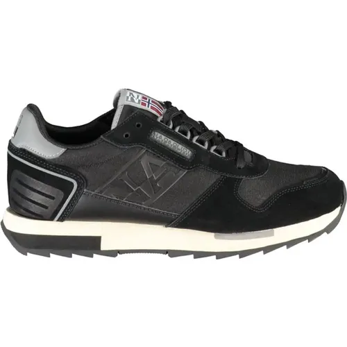 Sneakers with Bold Details , male, Sizes: 9 UK, 6 UK, 10 UK, 7 UK, 12 UK, 8 UK, 11 UK - Napapijri - Modalova