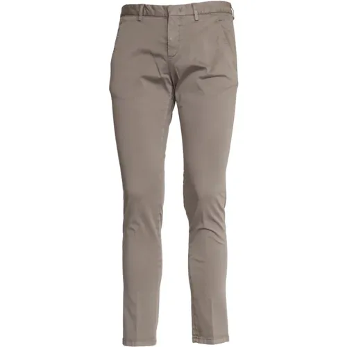 Kaki Trousers for Men Aw23 , male, Sizes: W36, S, XL, L, W31, W30, M, W32, W33 - PT Torino - Modalova