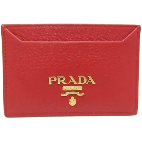 Pre-owned Leather wallets , female, Sizes: ONE SIZE - Prada Vintage - Modalova