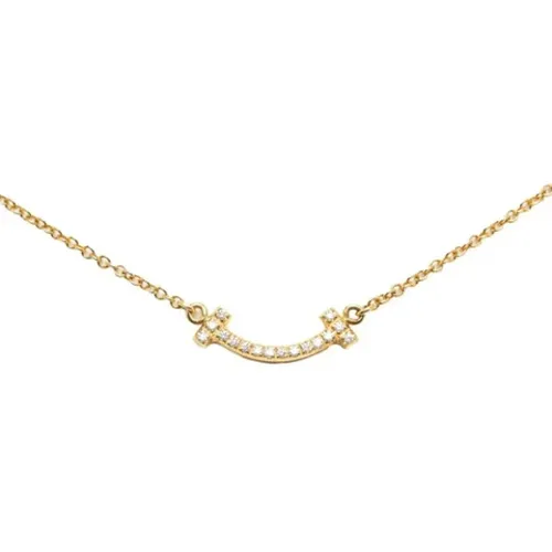 Pre-owned Gold necklaces , female, Sizes: ONE SIZE - Tiffany & Co. Pre-owned - Modalova