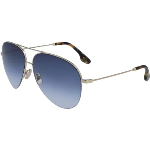 Goldene Damen Sonnenbrille - Victoria Beckham - Modalova