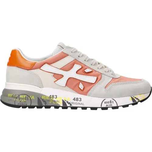 Mick VAR 6170 - 43 Orange Casual Shoes , male, Sizes: 7 UK, 6 UK - Premiata - Modalova