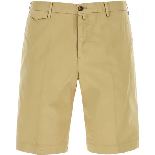 Stretch-Bermuda-Shorts aus Baumwolle , Herren, Größe: M - PT Torino - Modalova