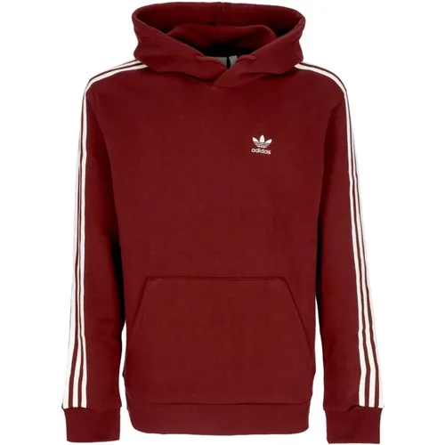 Stripes Hoodie Shadow , male, Sizes: XL, L - Adidas - Modalova