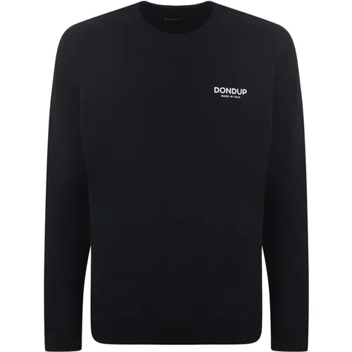 Crewneck Logo Sweater Cotton , male, Sizes: M, L - Dondup - Modalova