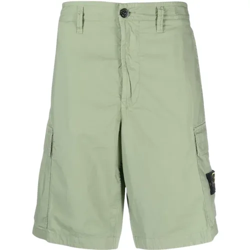 Cargo Bermuda Shorts , male, Sizes: W30 - Stone Island - Modalova