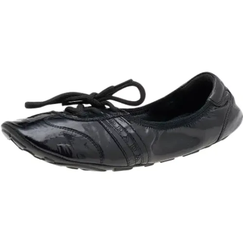 Pre-owned Leather flats , female, Sizes: 3 1/2 UK - Prada Vintage - Modalova