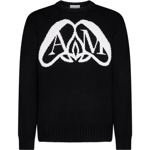 Stylish Crew Neck Sweaters , male, Sizes: M, L - alexander mcqueen - Modalova