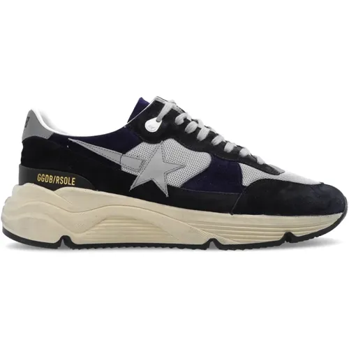 ‘Running’ lace-up sneakers , male, Sizes: 10 UK, 12 UK - Golden Goose - Modalova
