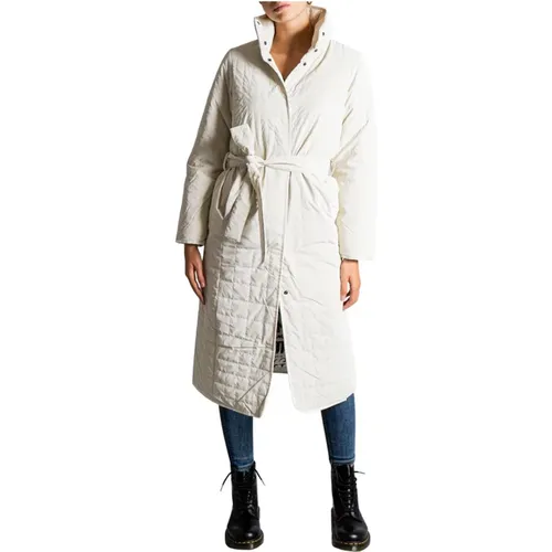 Weiße Jacke mit langen Ärmeln und Vordertaschen - Desigual - Modalova