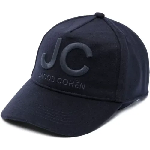 Wool Cashmere Casual Hat , male, Sizes: M - Jacob Cohën - Modalova