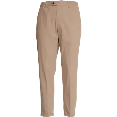 Hazelnut Trousers for Men Aw23 , male, Sizes: W31, W38, W34, W33, W32 - PT Torino - Modalova
