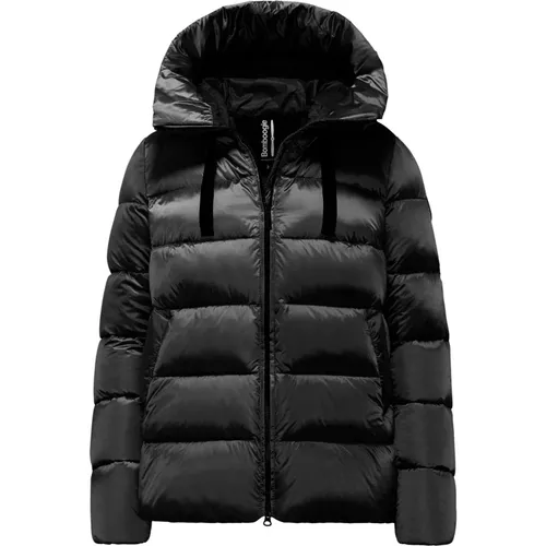 Helle Nylon Daunenjacke - Rome Kollektion , Damen, Größe: 3XL - BomBoogie - Modalova