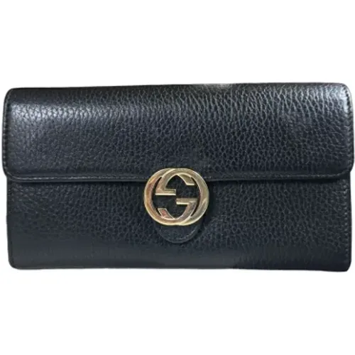 Pre-owned Leather wallets , female, Sizes: ONE SIZE - Gucci Vintage - Modalova