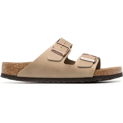 Tobacco Arizona Sandals , male, Sizes: 7 UK, 6 UK, 5 UK, 3 UK, 4 UK - Birkenstock - Modalova