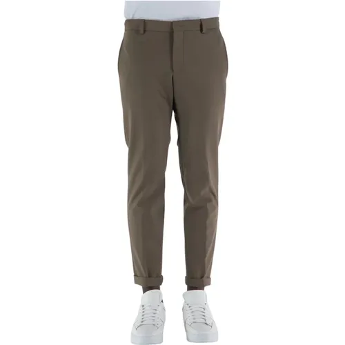 Reflective Chino Pants , male, Sizes: S - PT Torino - Modalova