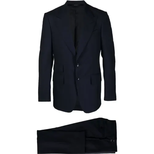 Blaue Elegante Kleider Tom Ford - Tom Ford - Modalova