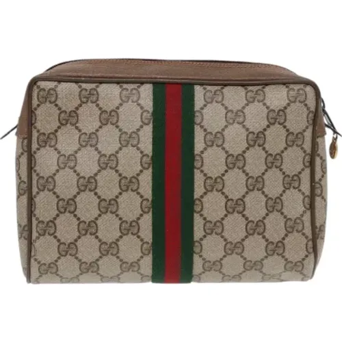 Pre-owned Leather clutches , female, Sizes: ONE SIZE - Gucci Vintage - Modalova