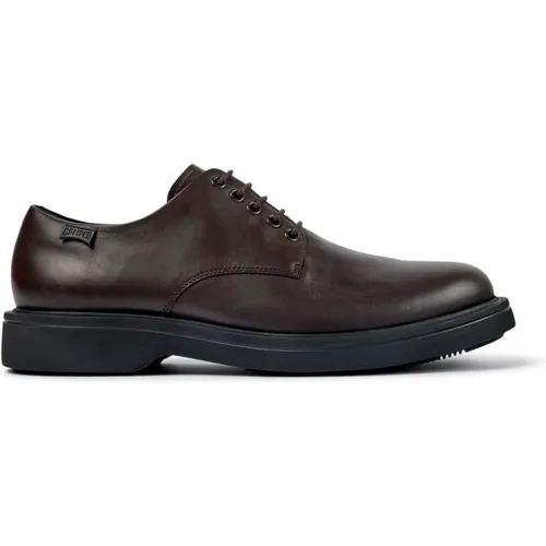 Braune Norman Lederschuhe Casual Stil , Herren, Größe: 44 EU - Camper - Modalova