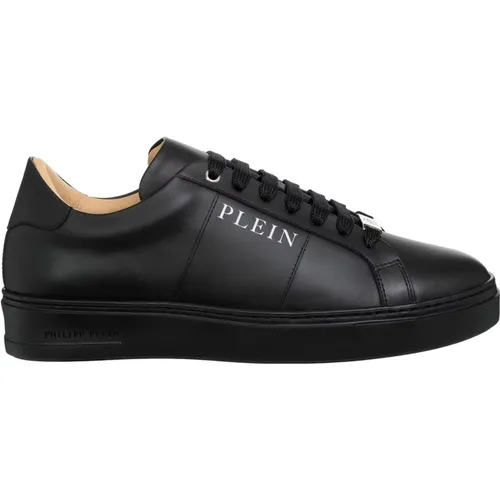 Einfache Low-Top Schnürsneakers , Herren, Größe: 43 EU - Philipp Plein - Modalova