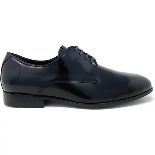 Blaue polierte Derby-Schuhe , Herren, Größe: 41 EU - Callaghan - Modalova