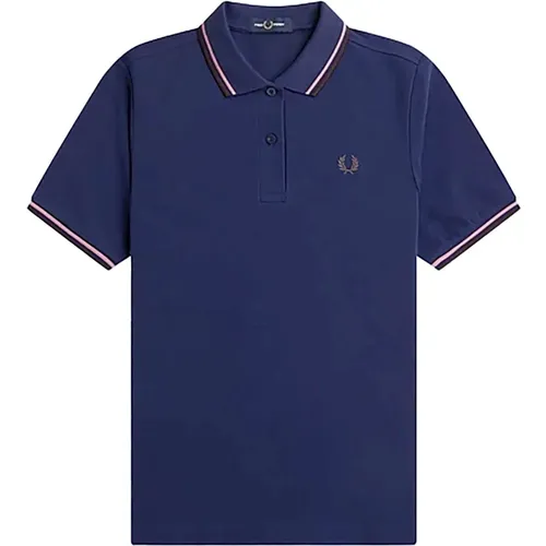 Twin Tipped Polo Shirt French Navy - Fred Perry - Modalova