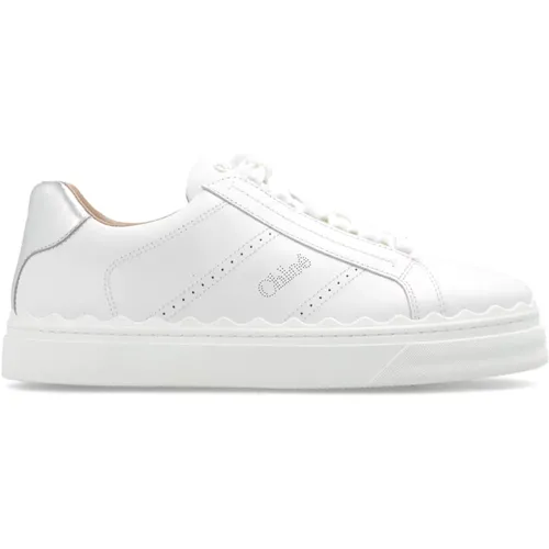 ‘Lauren’ lace-up sneakers , female, Sizes: 5 UK - Chloé - Modalova