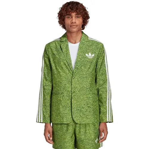 Grüner Blazer mit Grasdruck Adidas - Adidas - Modalova