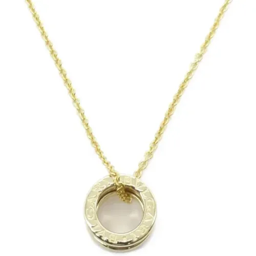 Pre-owned Gold necklaces , female, Sizes: ONE SIZE - Bvlgari Vintage - Modalova