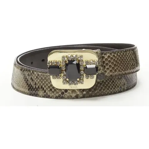 Pre-owned Leather belts , female, Sizes: ONE SIZE - Prada Vintage - Modalova