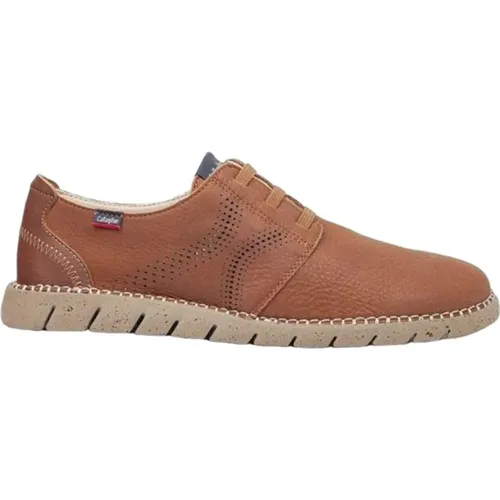 Casual Camel Leder Herrenschuhe , Herren, Größe: 42 EU - Callaghan - Modalova