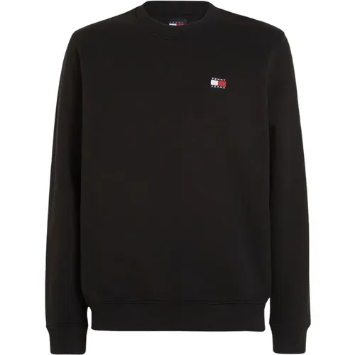 Tommy Jeans Pullover , Herren, Größe: M - Tommy Hilfiger - Modalova