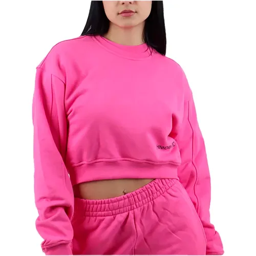 Sweatshirt Kurzes Sweatshirt , Damen, Größe: S - Hinnominate - Modalova