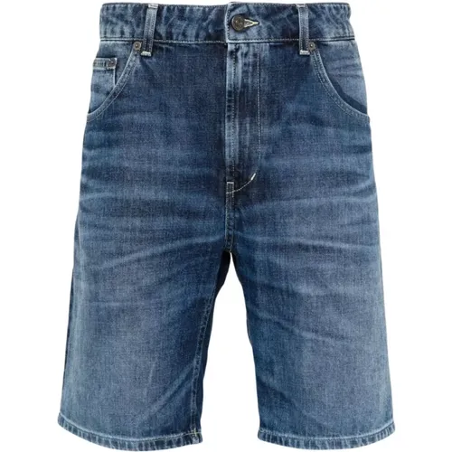 Indigo Blaue Jeans , Herren, Größe: W35 - Dondup - Modalova