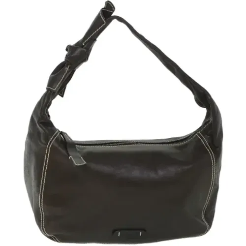 Pre-owned Leder Schultertasche , Damen, Größe: ONE Size - Bally Pre-owned - Modalova