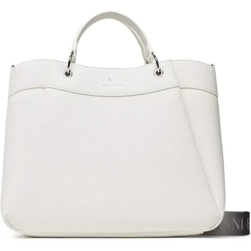 Weiße Taschen für einen stilvollen Look - Armani Exchange - Modalova