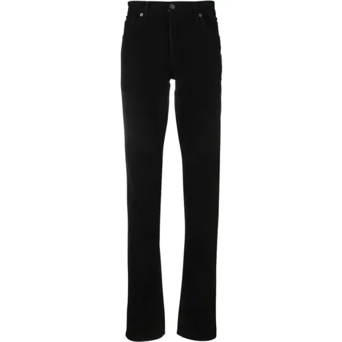 Schwarze Slim-Fit Stretch-Jeans , Herren, Größe: W33 - Tom Ford - Modalova