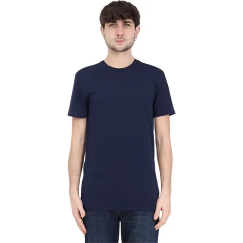 Blaues Logo T-Shirt und Polo , Herren, Größe: M - Ralph Lauren - Modalova
