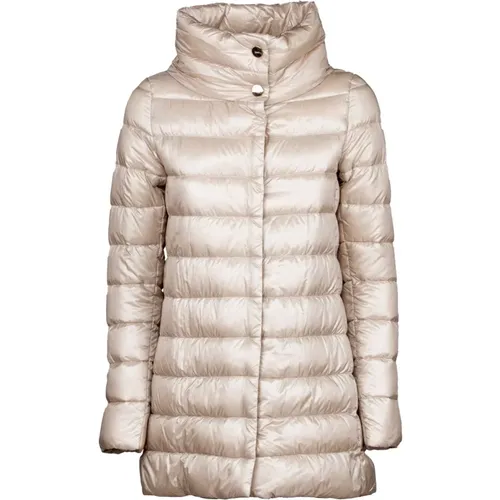 Iconic A-Shape Long Sleeve Down Jacket , female, Sizes: 3XL - Herno - Modalova