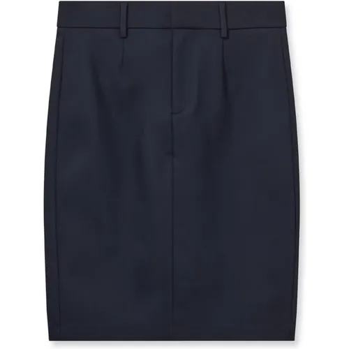 Classic Night Skirt with Slit and Pockets , female, Sizes: L, M, S, XS, XL, 2XL - MOS MOSH - Modalova